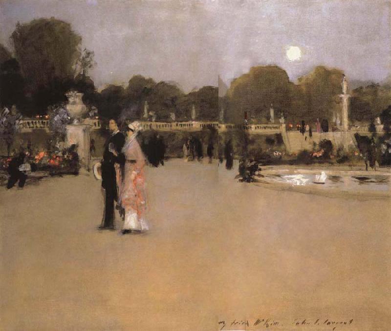 John Singer Sargent The Luxembourg Gardens at Twilight Germany oil painting art